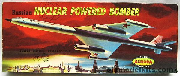 Aurora 1/182 Russian Nuclear Powered Bomber (M-50/M-52 Bounder), 128-98 plastic model kit